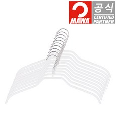 마와 실루엣 41F 옷걸이, 10개, 화이트