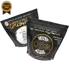Rogue Pet Science 오리진 개 사료 토퍼 5-in-1 토퍼와 반려견을 위한 건강한 체중 줄이는 자연 증가제가 포함된 대형견 번들, 1개