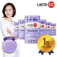 [종근당건강] 락토핏 생유산균 슬림 60포 6통 / 체지방 유산균, 상세설명 참조, 없음