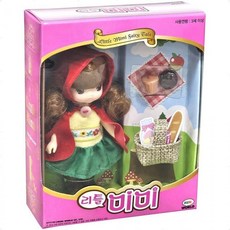 놀이 여아 장난감 캐릭터 리틀미미 인형 빨간망토, 1개, 기본1, 기본1