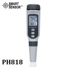 수족관 산도계 PH818을 위한 PH형 PH계 휴대용 수질검사기 산도계PH 미터, 없음