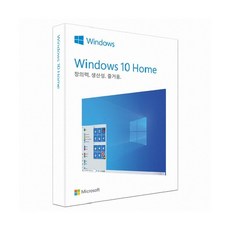 Microsoft Windows 10 Home (처음사용자용 한글)정품