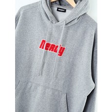 (L)널디 후드티셔츠 무지 솔리드 그레이38