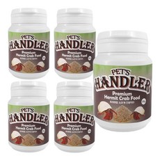 펫츠핸들러 프리미엄 소라게 전용먹이, 50g, 5개