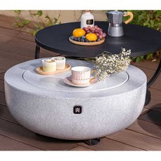 마당 화로대 대형 펜션 야외 인테리어 장작 불멍 화로, 1개, 3세대 테이블