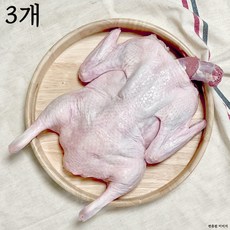 [팜스제임] 백숙용 통오리 23호 2.3kg 생오리 (냉장) 보양식 오리탕, 3개