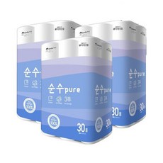 순수PURE천연펄프 25m 30롤 x 3팩 휴지/화장지/두루마리, 상세페이지 참조, 상세페이지 참조, 상세페이지 참조