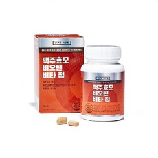 라이프허브 맥주효모 비오틴 비타정 6통(360정) 12개월분, 단일옵션, 6개, 60개