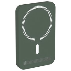 모아리 20W 맥세이프 고속 무선충전 보조배터리 5000mAh, 그린