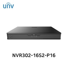 유니뷰 NVR302-16S2-P16 800만화소 IP네트워크 16채널 NVR 녹화기 POE 4K 2SATA, DVR용 2TB, 1개 - nvr302-16s2-p16