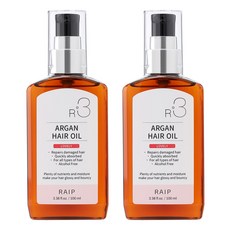 라입 R3 아르간오일 헤어에센스 러블리, 100ml, 2개 입 R3 아르간오일 헤어에센스 러블리 100ml 2개