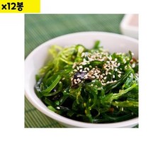 국내산 새콤 달콤 해초 샐러드 1kg x12봉, 본상품, 12개