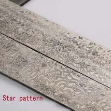 다마스커스칼 중식도 다마스커스 스틸 DIY 나이프 제작 재료 장미 샌드위치 패턴 블레이드 블랭크 열처리 4 종류, Spira 160x30x3mm, 1개