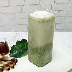 감성 홈카페 사각글라스 내열유리컵 사각컵, 2개, 사각글라스 440ml
