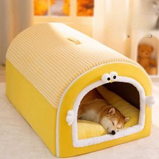 대형견 방한텐트 강아지 고양이 XL 텐트 바람막이 불곰 캠핑 하우스, 1개, 2. 그레이웜하우스 S