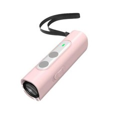 강아지짖음방지기 USB 충전식 초음파 개 퇴치기 안티 짖는 중지 껍질 훈련 장치 고출력 구충제, 03 Pink, 1개