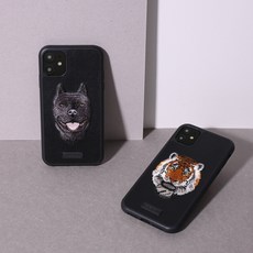디자인스킨 아이폰11 프리미엄 자수 비스트 케이스 휴대폰
