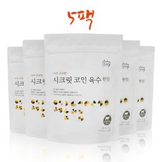 빅마마 시크릿코인 구수한맛 20알 이혜정 코인 육수 자연 한알, 5개, 80g