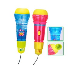 3세 집콕 엄마랑 노래 불빛나오는 마이크 완구 싱어 노래자랑 유치원 생일, 1개, 핑크