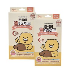 춘식이 열냉각시트 영유아용, 2개, 6개입