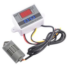 XH-W3005 디지털 LED 습도 컨트롤러 습도계 제어 스위치 SHT20 센서 W3005 220V 12V 24V, 03 DC 12V, 1개