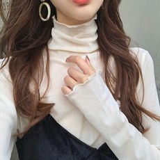 웨이브 레이어드 시스루블라우스-4칼라