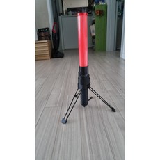 MIREU 3기능 삼각대 LED 경광봉, 4개, 빨강