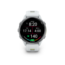 가민 970 러닝 스마트워치 GPS, GPS + 블루투스, 47mm, 화이트스톤/앰프 옐로우 GPS + 블루투스, 47mm, 화이트스톤/앰프 옐로우