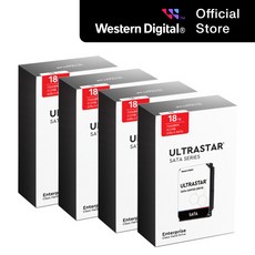 [WD대리점] WD Ultrastar DC HC550 WUH721818ALE6L4 18TB 4PACK 패키지 SATA3 워런티 3년 - wuh721818ale6l4