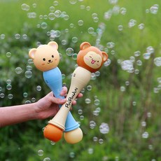 비눗방울 애니멀 자동 놀이 동물 버블건, 팬더