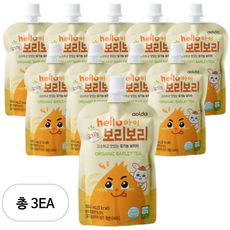 아올다 hello아이 유기농 보리보리 보리차, 100ml, 3개