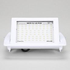 슬림한 디자인 사각 LED 투광기 화이트 정원led등 led수목등 작업led등 행사등 led정원등 LED작업등 경관등, 1개