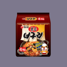 볶음너구리 137g 4입 5봉 (총20봉)