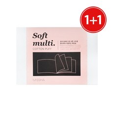 1+1 미샤 소프트 5겹 화장솜 (80매)