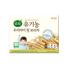 샘표 순작 유기농 우리아이 첫 보리차 160g, 8g, 6개