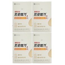종근당건강 프로메가 알티지 오메가3 비타민D 60캡슐, 60정, 4개