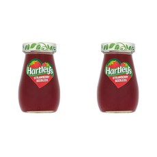Hartleys 하틀리 베스트 스트로베리 씨드리스 잼 Best Strawberry Seedless Jam 340g 2팩