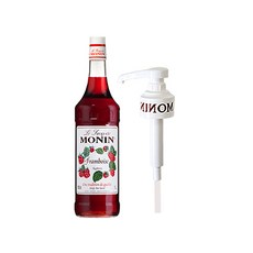 모닌 라즈베리시럽1000ml+전용펌프, 1개, 1000ml