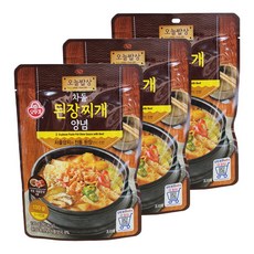 오뚜기 오늘밥상 차돌 된장찌개 양념 130g x 3개