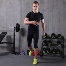 NIKE 나이키 Niketai 아동 스포츠 스타킹 정장 반팔 피트니스 의류 스트레치 의류 초등학생 스타킹 달리기