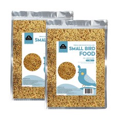 구딘 소형새 새모이 점보 2Kg*2개+건조밀웜 30g, 2개, 2kg