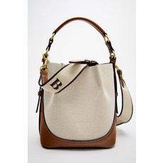 [국내배송]자라 ZARA 스티치 캔버스 버킷백435475