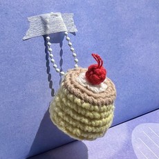 체리 푸딩 뜨개 키링