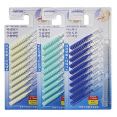 다이써 어금니 칫솔 치석제거 치솔 치아관리 위생용품 구취 치간, 1개, 가장큰 1.2mm M