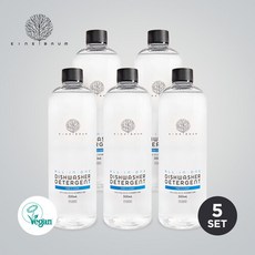 [아이너바움] 비건인증 올인원 1종 식기세척기 세제 500ml 5개세트, 단일속성