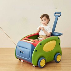 블라썸즈 장난감 보조기 유아 보행기 걸음마 베이비워커 붕붕카, 1개, 릭그린-추천형 보행기+쿠션