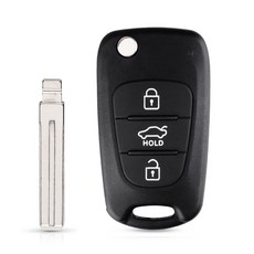 KEYYOU 플립 접이식 원격 키 케이스 현대 I20 I30 IX35 I35 용 악센트 기아 피칸토 스포티지 K5 3 버튼 신제품, For Kia_TOY40-HOLD, TOY40-HOLD, 1개