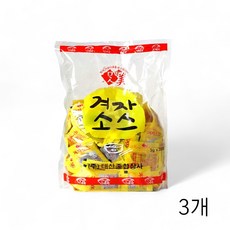 태산종합상사 겨자소스 600g (3gX200입) X3개 대용량_ 2025777EA, 3개