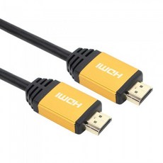 엠비에프 HDMI v2.0 골드메탈 케이블 (MBF-HDMI V2010G 1m), 1