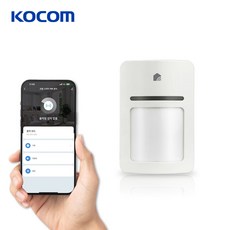 코콤 KDY-HW400A 스마트 동작감지센서 인체감지센서 무선 움직임 모션 감지기 IoT 와이파이, 1개